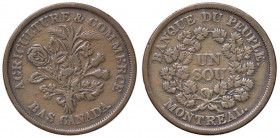 ESTERE - CANADA-LOWER CANADA - Vittoria (1837-1901) - Token Banque du peuple Kr. Tn4 CU da 1 sou
BB+

da 1 sou -