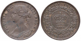 ESTERE - CANADA-NOVA SCOTIA - Vittoria (1837-1901) - 1/2 Cent 1864 Kr. 7 R CU
BB+