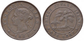 ESTERE - CANADA-PRINCE EDWARS ISLAND - Vittoria (1837-1901) - Cent 1871 Kr. 4 R CU
BB+