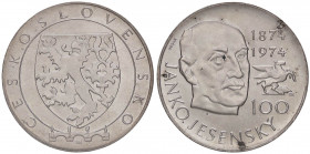ESTERE - CECOSLOVACCHIA - Repubblica - 100 Corone 1974 - 150° Anniversario della nascita di Bedrich Smetana Kr. 82 AG
qFDC