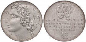 ESTERE - CECOSLOVACCHIA - Repubblica - 50 Corone 1968 Kr. 65 AG
FDC