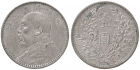 ESTERE - CINA - Repubblica Popolare Cinese (1912) - Dollaro 1914 Kr. 329 AG
BB+