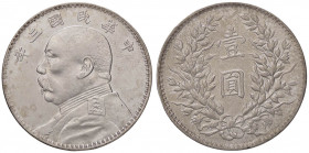 ESTERE - CINA - Repubblica Popolare Cinese (1912) - Dollaro 1914 Kr. 329 AG
BB
