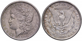 ESTERE - U.S.A. - Dollaro 1900 - Morgan Kr. 110 AG Segnetti - Patinata
SPL+

Segnetti - Patinata