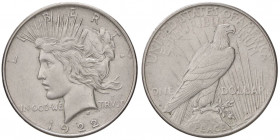 ESTERE - U.S.A. - Dollaro 1922 - Pace Kr. 150 AG
qSPL