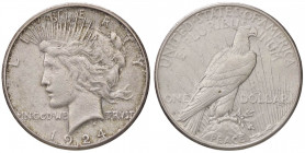 ESTERE - U.S.A. - Dollaro 1924 S - Pace Kr. 150 AG
BB/BB+