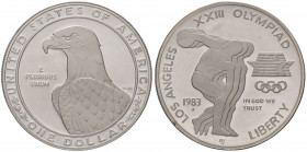 ESTERE - U.S.A. - Dollaro 1983 S - XXIII Olimpiadi Kr. 209 AG
FS