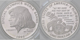 ESTERE - U.S.A. - Dollaro 1995 P - Special Olympics Kr. 266 AG In confezione
FS

In confezione
