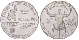 ESTERE - U.S.A. - Dollaro 1996 P - Paraolimpiadi Kr. 268 AG
FS