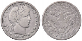 ESTERE - U.S.A. - Mezzo dollaro 1899 O Kr. 116 R AG
MB
