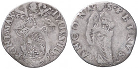 ZECCHE ITALIANE - ANCONA - Giulio III (1550-1555) - Giulio MIR 993/4 R (AG g. 2,62)
qBB/MB