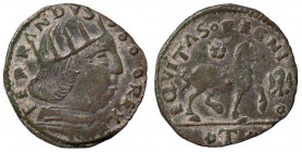 ZECCHE ITALIANE - L'AQUILA - Ferdinando I d’Aragona (1458-1494) - Cavallo MIR 95 (CU g. 1,51)
BB+