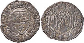 ZECCHE ITALIANE - AQUILEIA - Antonio II Panciera (1402-1411) - Denaro Ber. 67; Biaggi 191 (AG g. 0,6) Patinata
BB

Patinata