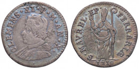 ZECCHE ITALIANE - FERRARA - Clemente XI (1700-1721) - Muraiola da 4 baiocchi 1710 A. X CNI 48; Munt. 241 R MI Bella patina iridescente
qBB

Bella p...