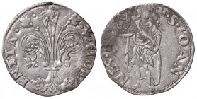 ZECCHE ITALIANE - FIRENZE - Repubblica (1189-1532) - Grosso da 7 soldi (1504 I semestre) Bern. 3479/81; MIR 67/1 RR (AG g. 1,94)Zecchiere Bartolomeo d...