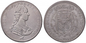 ZECCHE ITALIANE - FIRENZE - Pietro Leopoldo di Lorena (1765-1790) - Francescone 1790 CNI 182/4; MIR 385/6 R AG
meglio di MB
