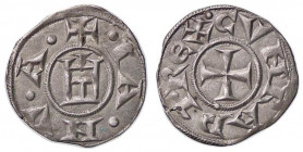 ZECCHE ITALIANE - GENOVA - Repubblica (1139-1339) - Denaro CNI 1/69; MIR 16 (MI g. 0,79)
SPL