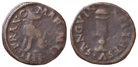 ZECCHE ITALIANE - MANTOVA - Francesco II (1484-1519) - Quattrino CNI 139/169; MIR 435 (CU g. 1,53)
qBB/BB