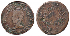 ZECCHE ITALIANE - MANTOVA - Carlo I Gonzaga (1627-1637) - Soldo CNI 49/50; MIR 658 R CU
qBB