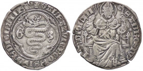ZECCHE ITALIANE - MILANO - Gian Galeazzo Visconti (1385-1402) - Grosso da un soldo e mezzo Crippa 4/A; MIR 121/1 (AG g. 2,32)
BB/qBB