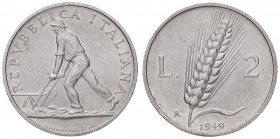 REPUBBLICA ITALIANA - Repubblica Italiana (monetazione in lire) (1946-2001) - 2 Lire 1949 Mont. 6 NC IT
FDC