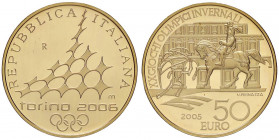 REPUBBLICA ITALIANA - Repubblica Italiana (monetazione in euro) (2002) - 50 Euro 2006 - Olimpiadi Invernali AU I emissione In confezione
FS

I emis...