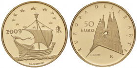 REPUBBLICA ITALIANA - Repubblica Italiana (monetazione in euro) (2002) - 50 Euro 2009 - Europa delle arti AU In confezione
FS

In confezione