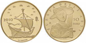 REPUBBLICA ITALIANA - Repubblica Italiana (monetazione in euro) (2002) - 50 Euro 2010 - Europa delle arti AU In confezione
FS

In confezione