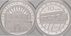 REPUBBLICA ITALIANA - Repubblica Italiana (monetazione in euro) (2002) - 10 Euro 2009 - L'Aquila AG Senza confezione
FS

Senza confezione