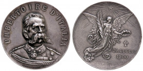 MEDAGLIE - SAVOIA - Umberto I (1878-1900) - Medaglia 1900 - Per la sua morte AG Ø 47 Colpetti
qSPL

Colpetti