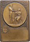 MEDAGLIE - SAVOIA - Vittorio Emanuele III (1900-1943) - Placchetta uniface Premio AE mm 47x60
BB

mm 47x60 -