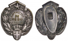 MEDAGLIE - SAVOIA - Vittorio Emanuele III (1900-1943) - Distintivo 1915-18 - Mutilati di guerra MA mm 21x26
BB-SPL

mm 21x26 -