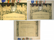 MEDAGLIE - SAVOIA - Vittorio Emanuele III (1900-1943) - Medaglia 1922 - Ministero della Guerra AE con decreto nominativo
Ottimo

con decreto nomina...