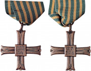 MEDAGLIE - SAVOIA - Vittorio Emanuele III (1900-1943) - Croce Montecassino Maj 1944, 27 328 AE
Ottimo