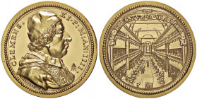 MEDAGLIE - PAPALI - Clemente XI (1700-1721) - Medaglia A. IIII MD Ø 37Punzone papale nel campo al D/
FDC

Punzone papale nel campo al D/ -
