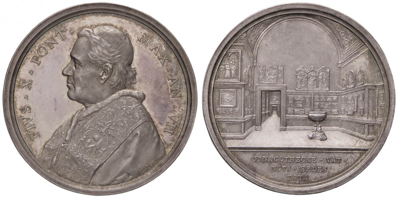 MEDAGLIE - PAPALI - Pio X (1903-1914) - Medaglia A. VII Mont. 18 R AG
qFDC/FDC