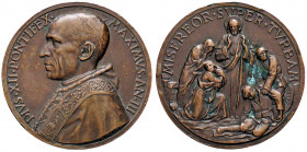 MEDAGLIE - PAPALI - Pio XII (1939-1958) - Medaglia A. III Mont. 43 AE Sedimenti al R/
BB+

Sedimenti al R/