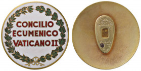 MEDAGLIE - PAPALI - Giovanni XXIII (1958-1963) - Distintivo Per i partecipanti al concilio Vaticano II AE dorato Ø 35
Ottimo