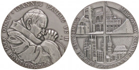 MEDAGLIE - PAPALI - Giovanni Paolo II (1978-2005) - Medaglia XXVI anni di pontificato - Cattedrali d'Europa AG Ø 44 In scatola
FDC

In scatola