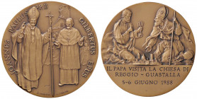 MEDAGLIE - PAPALI - Giovanni Paolo II (1978-2005) - Medaglia 1988 - Visita a Reggio e Guastalla AE Opus: Merighi Ø 50
FDC