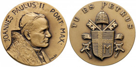 MEDAGLIE - PAPALI - Giovanni Paolo II (1978-2005) - Medaglia Elevazione al soglio Pontificio AE Ø 51
qFDC/FDC