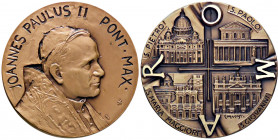 MEDAGLIE - PAPALI - Giovanni Paolo II (1978-2005) - Medaglia Le quattro basiliche AE Opus: Cimarosti Ø 51
FDC