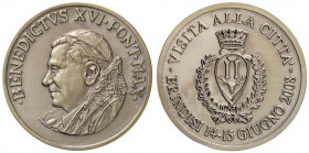 MEDAGLIE - PAPALI - Benedetto XVI (2005-2013) - Medaglia 2008 - Visita a Brindisi MA Ø 40
FDC