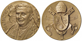 MEDAGLIE - PAPALI - Benedetto XVI (2005-2013) - Medaglia 2005 - Elevazione al soglio Pontificio AE Ø 51
FDC
