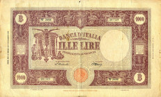 CARTAMONETA - BANCA d'ITALIA - Repubblica Italiana (monetazione in lire) (1946-2001) - 1.000 Lire - Barbetti (testina) 21/03/1947 Alfa 642; Lireuro 51...