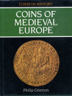 BIBLIOGRAFIA NUMISMATICA - LIBRI Grierson P. - Coin of Medieval Europe, pp 248 ill., Londra 1991
Ottimo