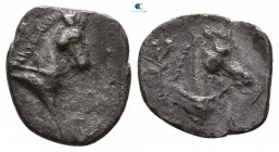 Calabria. Tarentum 325-280 BC. Tritemorion AR