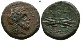 Bruttium. Lokroi Epizephyrioi circa 300-268 BC. Bronze Æ