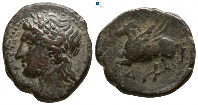 Sicily. Syracuse. Timoleon and the Third Democracy 344-317 BC.
Bronze Æ

18mm...