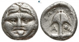 Thrace. Apollonia Pontica circa 350 BC. Zopyros, magistrate.. Drachm AR